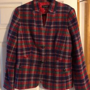 Talbots Plaid Blazer, Size 14